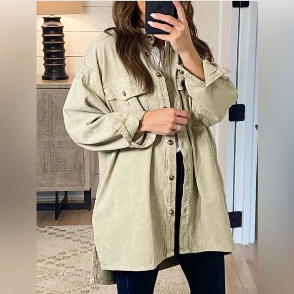 Boutique Shop Talulah Albany Corduroy Shacket - Picture 5 of 7